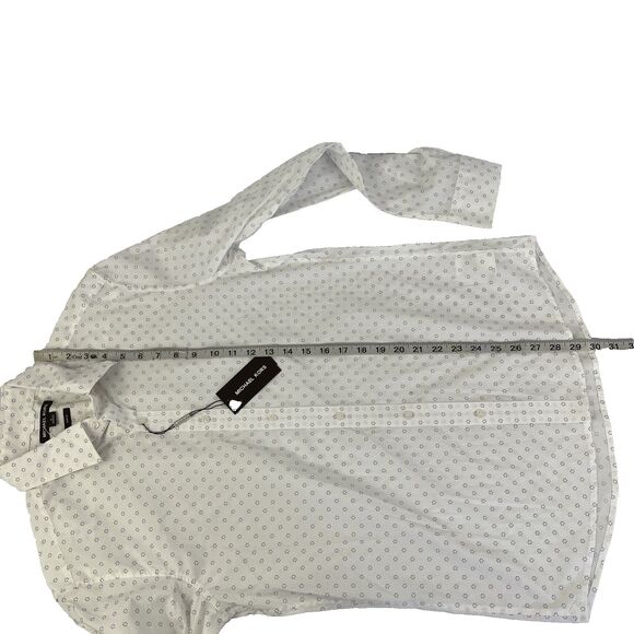 New Mens Michael Kors Long Sleeve Button Up Shirt Size Small Slim Fit NWT - Picture 5 of 8